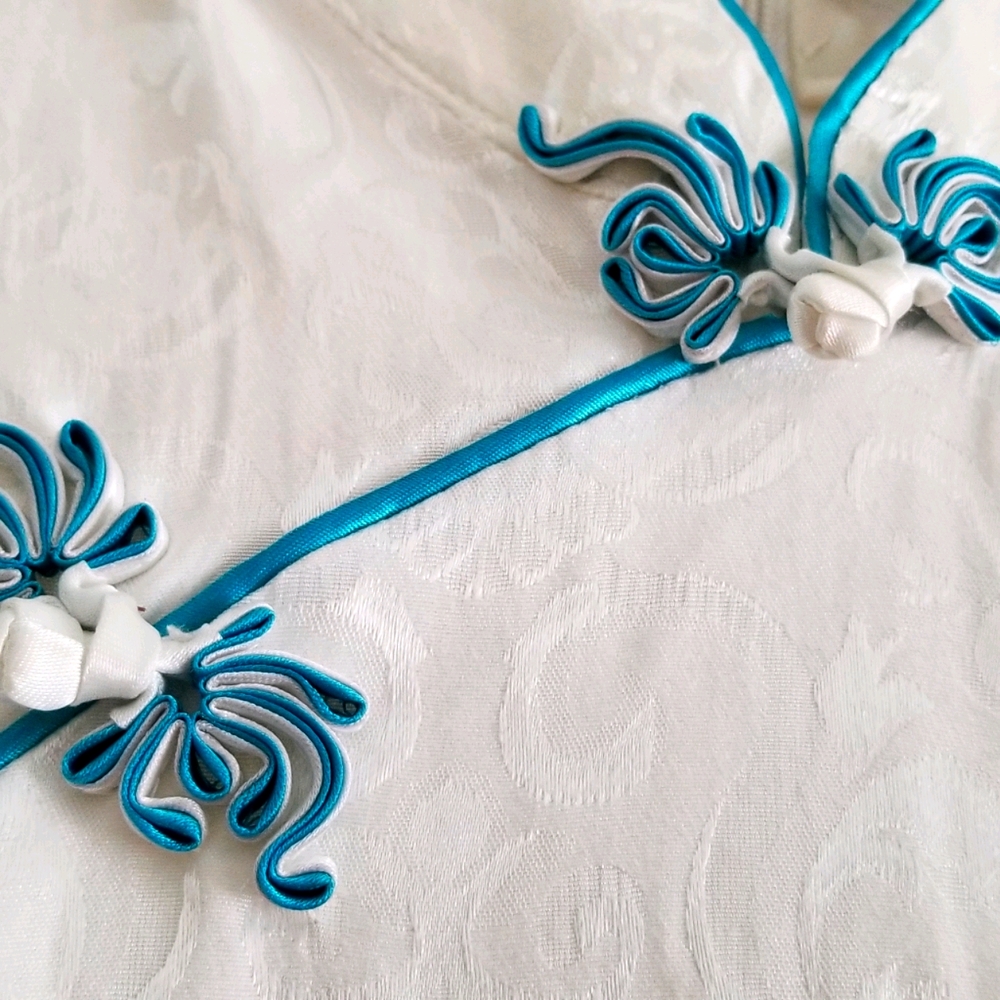 **SOLD White Jin He Chinese Dress, Size S - Picture 4 of 9